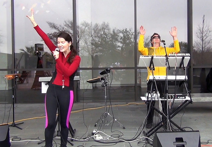 Hyperbubble live at The McNay Art Museum